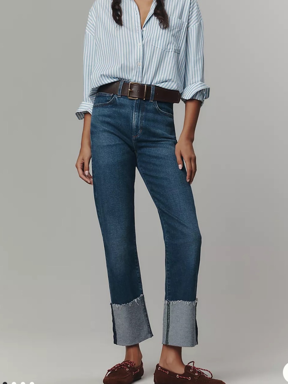 Joe's Jeans The Margot High-Rise Cuffed Slim Jeans. Size 31.